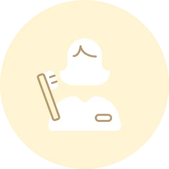 歯科衛生士または助手